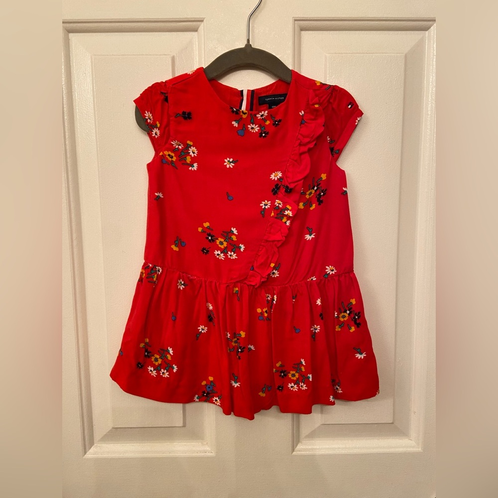 Tommy Hilfiger Red Floral Dress